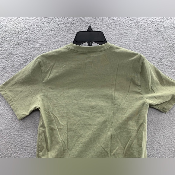 Converse Women All Star Army Green Truck Kayak Logo Graphic T-Shirt Tee Size XS - Picture 8 of 13